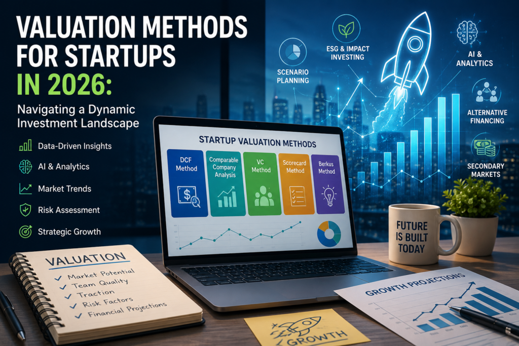 startup valuation methods 2026