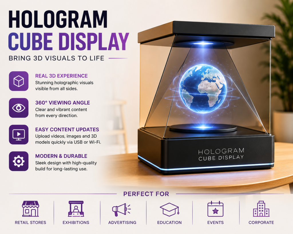 Hologram Cube Display