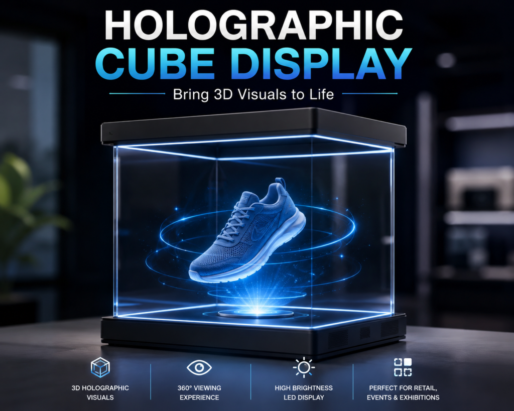 holographic cube display